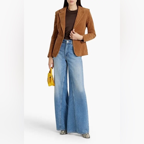 Alice + Olivia Jackets & Blazers - Alice + Olivia Macey Cottonblend Tan Corduroy Blazer | Size 2